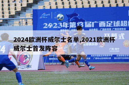 2024欧洲杯威尔士名单,2021欧洲杯威尔士首发阵容